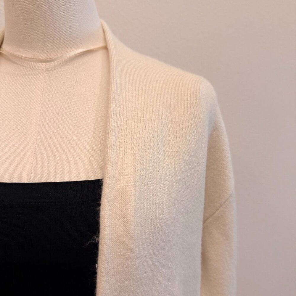 GU Cream Open-Front Cardigan - Picture 2 of 3